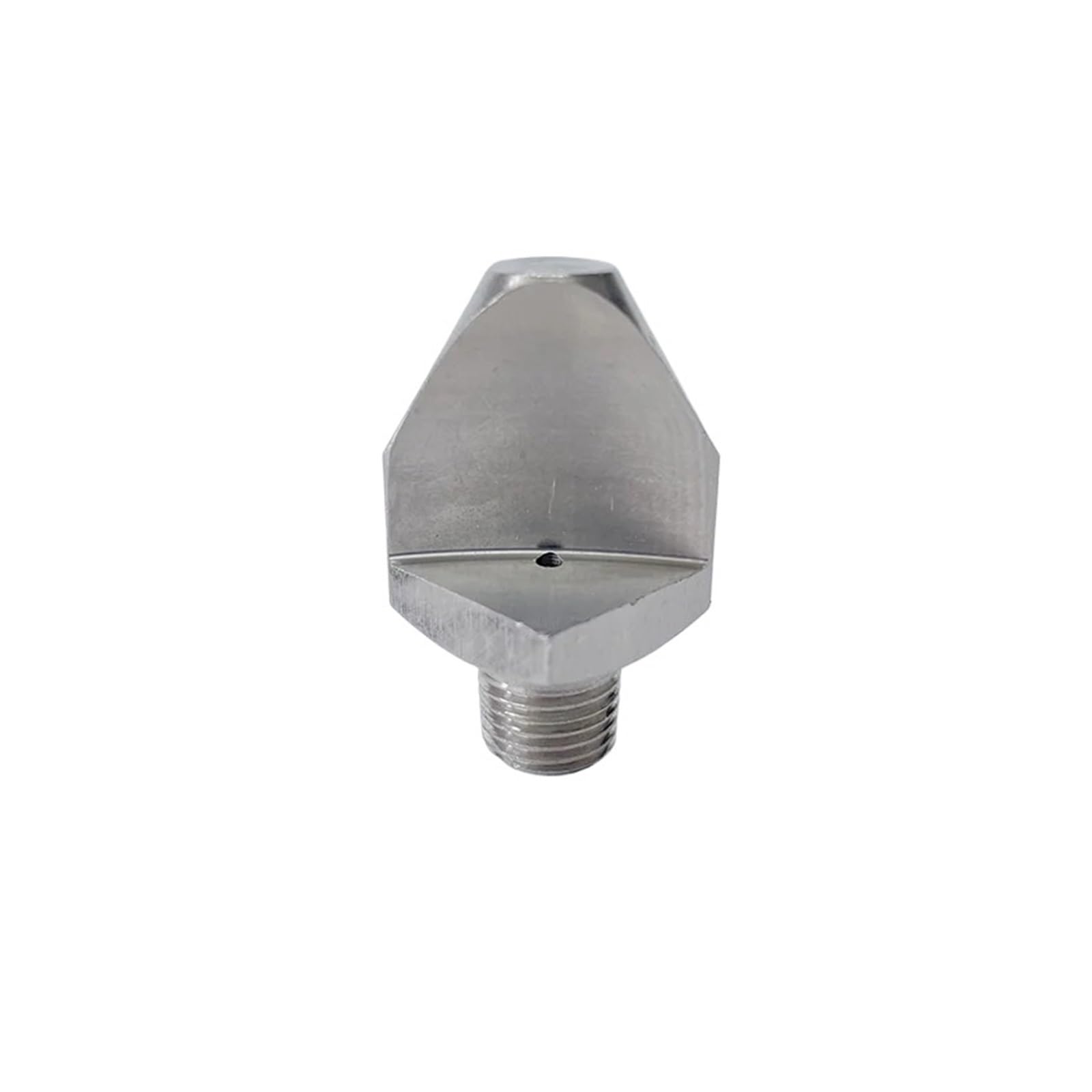 Boquillas de pulverización de Abanico con Chorro en V de ángulo Estrecho desviado 304SS, ángulo de 15-50 Grados, Boquilla Macho BSPT de 1/8-3/4"(1l4 Medium 2.6mm)