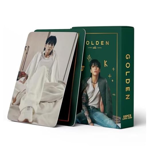 KSOIQPU Jungkook Photocard 55PCS BTS Tarjeta, Kpop Photocards, Photocards de Álbum, Tarjeta de Colección, Photocard Kpop