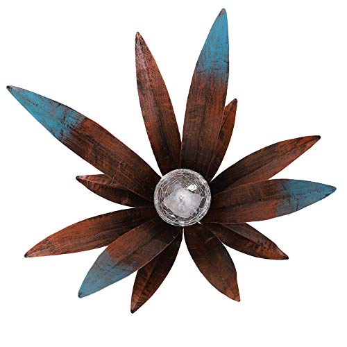 Tequila Rustic Sculpture, Diy Hand Painted Metal Agave Decor With Gazing Ball, Garden Yard Sculpture Lawn Home Ornaments, For Yard Stakes, Garden Figurines, Outdoor Patio (Small +Large +Gazing Ball) #TOP4
