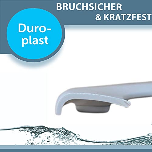 SCHÜTTE weiß Sitz aus Duroplast, Toilettensitz passend für alle handelsüblichen WC-Becken, Toilettendeckel 82000 - Image 6