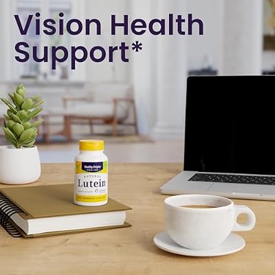 Healthy Origins Lutein 20 mg with Zeaxanthin 4 mg, 60 Veggie Softgels - Featuring Lutemax 2020, Clinically Studied Eye Health Formula - Supports Visual Function, Macular Health & Blue Light Protection