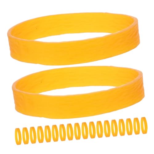 balacoo 20 Pcs Ski Brake Retainers Ski Binding Brake Retainer Strap Winter Rubber Snowboard Brake Retainer Bands for Ski Accessory