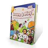 NHR Kids Learn & Play Intelligence Sound Book – Musical Educational Toy for Toddlers, Interactive Learning Book for Girls and Boys, Early Spark for Small Kids