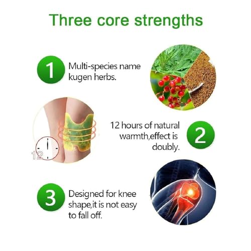 Image of VONT Herbal Knee Pain Relief Patches 20 Pcs Relief from PainJoint Knee Pain Relief Products