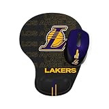 SOAR NBA Wireless Mouse and Mouse Pad, Los Angeles Lakers