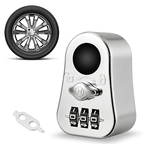 Spare Tire Nut Lock for Side Mount Spare Tire Trailer Spare Tire Mount Tire Lock Locking Lug Nuts Easy Install for SUV Trailer RV Truck