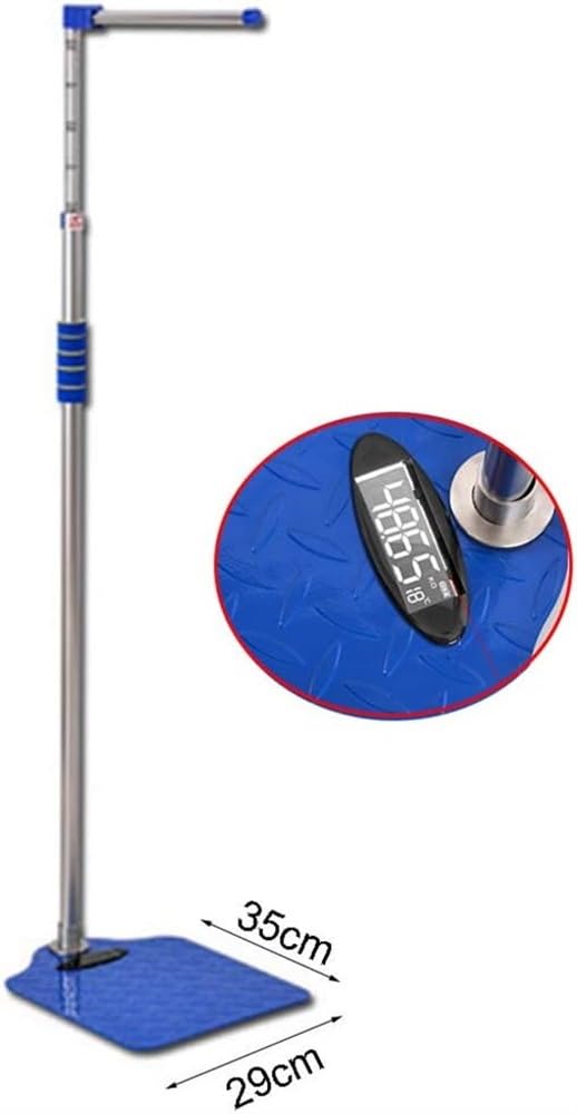 Báscula Médica con Tallímetro, Báscula Digital De Precisión, Básculas De Altura Y Peso, Pantalla Led HD, Tallímetro