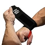 Westside Barbell Super Heavy Wrist Wraps - 2 Pack, Weightlifting, Powerlifting, Bodybuilding, Bench Press Support, Black (Black, Medium (17