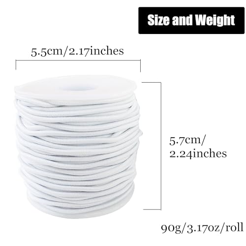 Cordon élastique extensible bicolore haute résistance de 2mm - 3