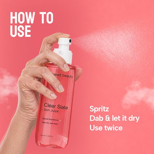 Image of Clear Slate Skin Juice Anti Acne Face Toner | Oil Control Alcohol-Free Facial Toner | Helps Reduce Excess Oil & Refresh Skin | Daily Toner for Oily & Acne-Prone Skin | Women & Men | 100ml