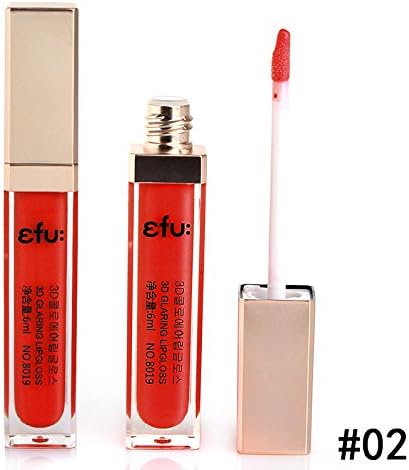 New Makeup EFU 3D Glaring Lip Gloss Colors Lipgloss 6ml # No.2