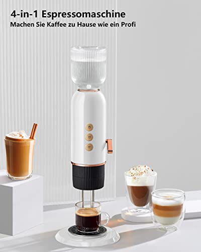 Tragbare Espressomaschine IMONS Mini 4-in-1 für Kaffee und Tee
