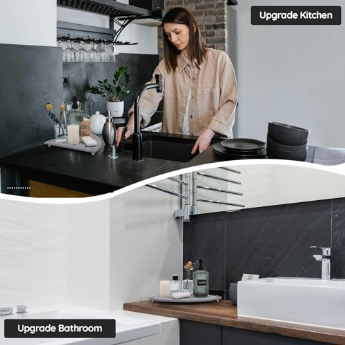 Image of Segbeauty Corner Counter Shelf, 9.85in Water Absorbing Stone Drying Mat for Kitchen Counter, Instant Drying Stone Tray Dish Sponge Holder, Fast Drying Diatomaceous Bathroom Counter Corner Organizer
