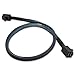 Sonilco High Performance HD Mini SAS SFF-8643 to SFF-8643 Cable Digital Black Cord (1 Cable, 1 M / 3.2 Feet)