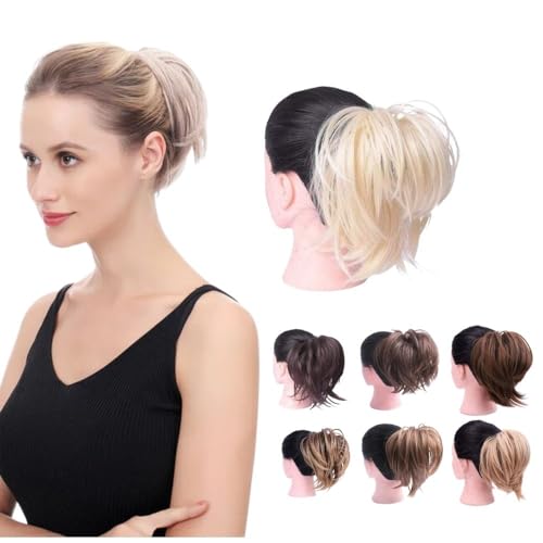 Juvabun Straight Bun - Pure Blonde | Hair Extensions for