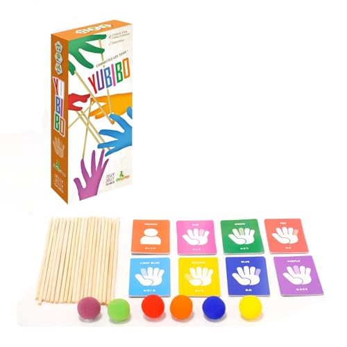 Origames YUBIBO - Jeu de société - Version Française pour Toute la Famille | Twister des Doigts | 2-8 Joueurs