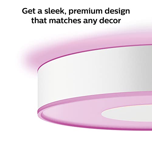 Philips Hue Xamento Colour Smart LED Ceiling Bathroom Light Medium - Image 4
