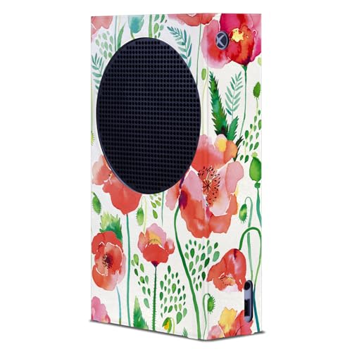 Skin Xbox Series S Ninola Red Flower pour Personnaliser votre Salon
