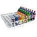 Display Technologies, LLC 20oz. Visi-Slide 9 Wide Beverage Shelf Glide - 6 Pack