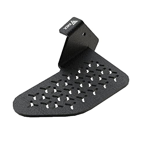 Image of GRANDPITSTOP Wide Bike Pillion FOOTREST - Black Foot PEG for Motorbike - Bajaj DOMINAR 400 (2017-2018) - Left