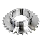 Kettenrad 10B-1 z=28 für Taper-Lock 2012 Marka Ozdowski hochwertige Antriebstechnik für 5/8 Zoll Rollenkette, Kettenritzel aus Stahl C45, Industriestandard