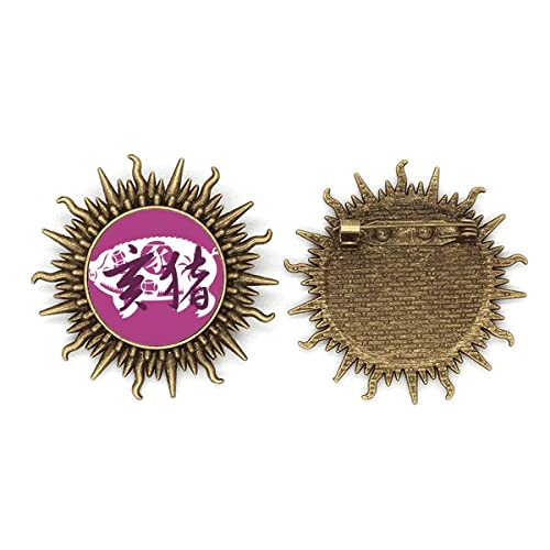 Broche en métal cochon Nouvel An au design finement ciselé