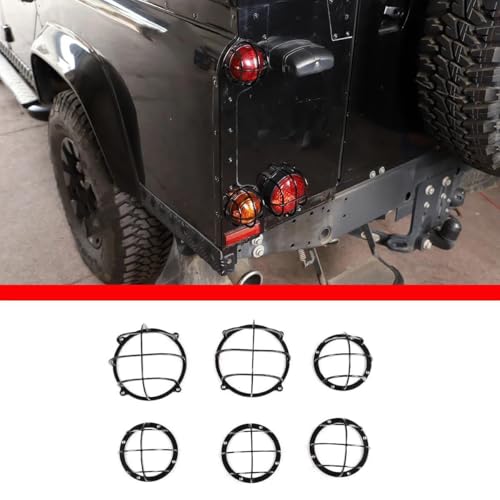 Cubierta protectora lámpara trasera automóvil Defender 2015 2016 2017 3