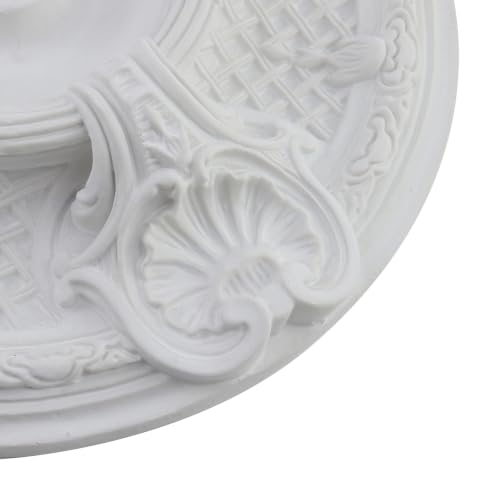 Image of Semetall Ceiling Medallion 11-7 /8 inch OD x 1-7 /8 inch P White