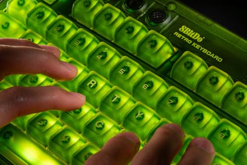 Retro 87 Mechanical Keyboard with RGB Backlight, Bluetooth/2.4G/USB-C Hot Swappable Wireless Gaming Keyboard for Windows and Android - Xbox Edition (Officially Licensed) - QWERTY English - Tastiera gaming - Immagine 7