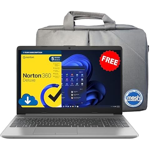 MESH Computers HP 255 G9 Laptop with Norton 360 Cover