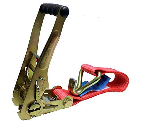 Foto von 10 x Spanngurt Zurrgurte 8m 5t (2500/5000 daN KG) Zweiteilig 50mm mit Ratsche und Haken 2 teilig zweiteilig Ratschengurte Zurrgurte 50mm 5000 daN 5t 8 Meter