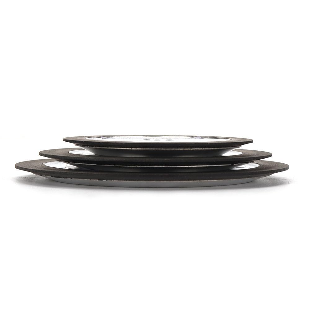 1 pz Mola abrasiva diamantata 100mm/125mm/150mm Disco per smerigliatrice circolare in sabbia nera per utensili per affilatura di fresatura in acciaio al tungsteno, 150x32x10x8mm, 320