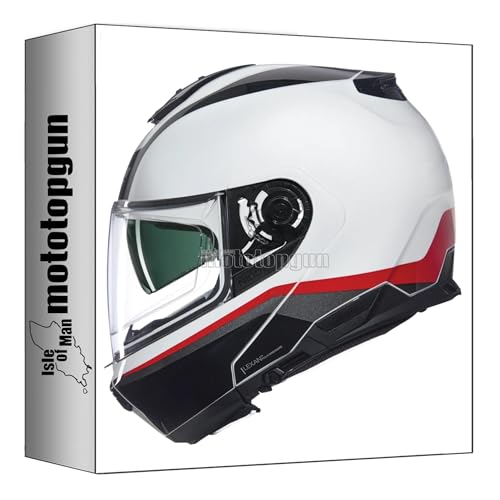Casque modulable Nolan n100-6 Travelling Incognito 344 haut de gamme blanc rouge noir XS