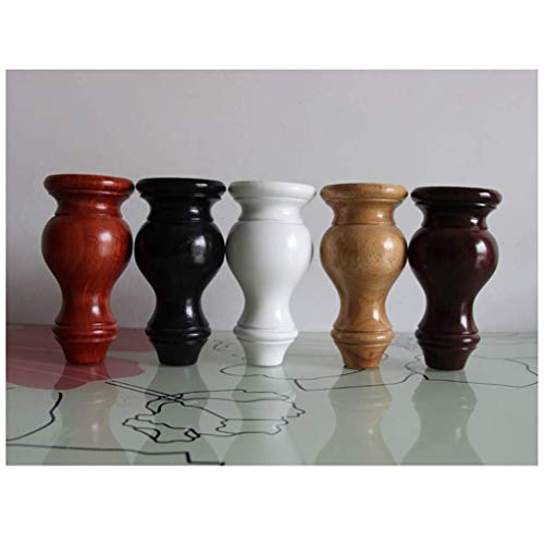 Patas de madera de 18cm estilo calabaza para elevar el sofá del salón 8