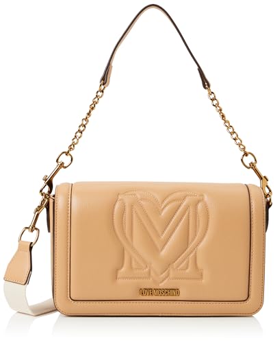 Sac à bandoulière Love Moschino biscuit idéal pour vos sorties citadines chic