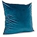 Federa per cuscino, cuscino decorativo, cuscino per divano, cuscino in velluto, blu turchese, 40 x 40 cm, senza imbottitura