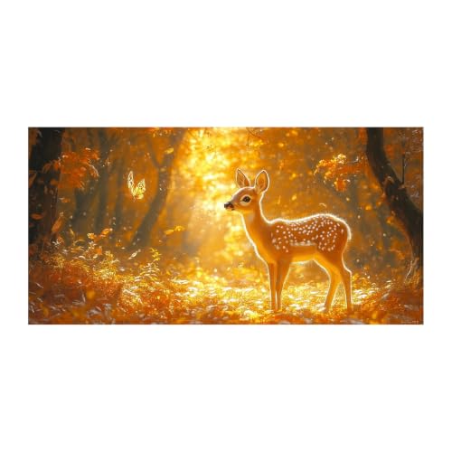 Posters para dormitorio con paisaje de bosque en lienzo premium texturizado
