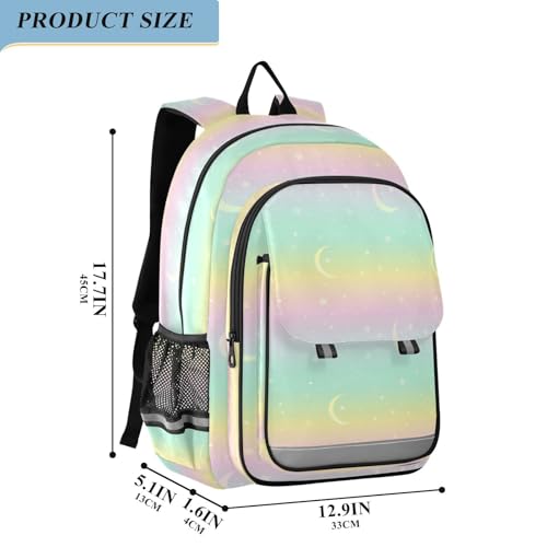 kid backpacks 8-12: casual books bag for boy in assorted colors - Moon2