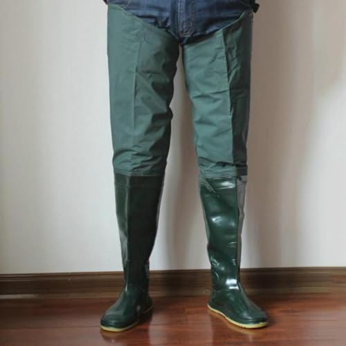 Pesca con mosca con vadeador impermeable stockingfoot y botas de pesca de suela suave 7