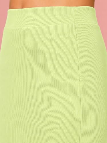 Image of FYLTR Women's Stretchable Mid Rise Midi Skirt|Side Slit|Slim Fit Casul wear