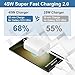 45W Type C Charger Super Fast Charging Cord 6FT Samsung Charger 45W USB C Super Fast Charger for Samsung Galaxy S25/S25+/S24/S23/S22/S21/Ultra/Plus/FE,Note 20,Galaxy Tab,Z Fold/Z Flip,A55,A15,A16,A56