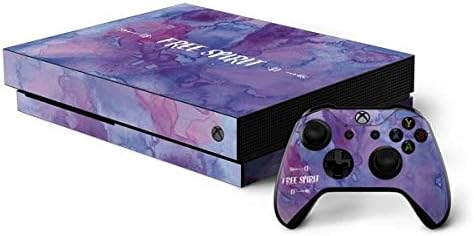 Skinit Decal Gaming Skin Compatible with Xbox One X Bundle - Originally Designed Free Spirit Design