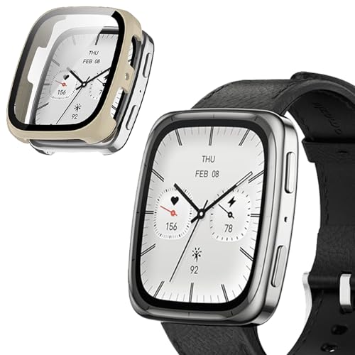 Amazfit Active 2 Square �p �P�[�X �ی�J�o�[ �t���J�o�[�ی� �h�� ��̌^ �V�f�U�C�� 3D���p�G�b�W SpinoArmor �����^ �����ߗ� �S�ʕی� �����ȒP ���ϋv �ϏՌ� �����h�~ �Ή�Amazfit Active 2 S