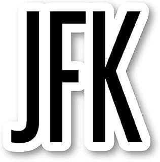 JFK New York - Airport Codes Stickers Window Truck Car Vinyl Bumper Sticker Decal 5''