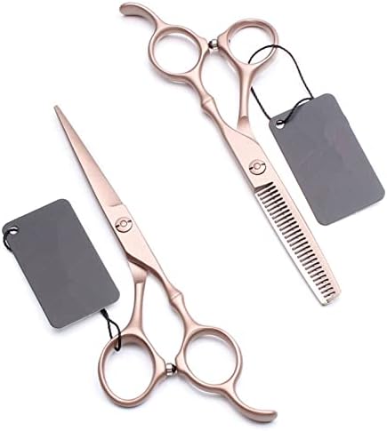 ヘアカットシザー、6インチプロフェッショナル日本製440c竹ヘアシザーカット理髪ヘアカット間伐鋏美容シザーセットヘアカットツール