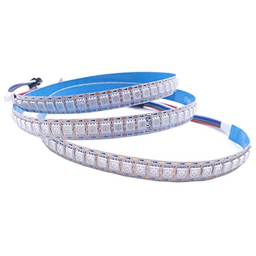 Image of DC 5V WS2813 Led Strip Light Dual Signal Individually Addressable 5m 30 LEDs WS2812B Updated Black White PCB (White PCB IP20, 1M 144LED /M)