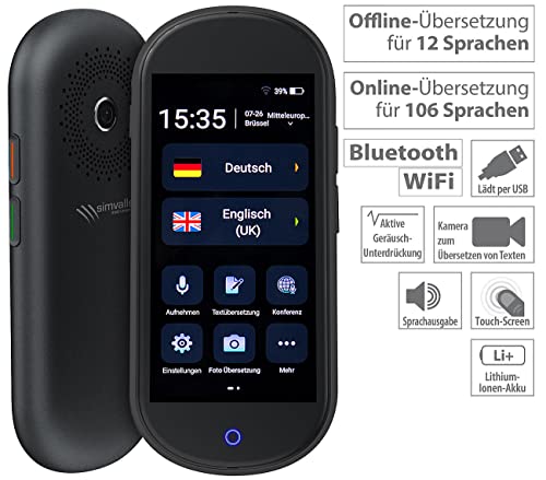 Sprachcomputer Simvalley Mobile Direktübersetzer mit Touchscreen
