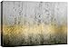 wall26 Canvas Print Wall Art - Abstract Grunge Wall with Golden Paints - Gallery Wrap Modern Home Decor | Ready to Hang - 24" x 36"