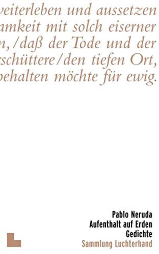 Aufenthalt auf Erden: Gedichte