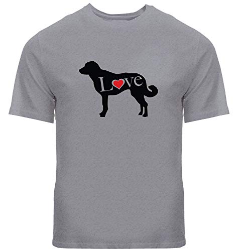 Love Turkish Shepherd Kangal Sivas LGD Puppy Mens Unisex Tee T-Shirt Dog Lover Gift Anatolian Karabash Shepherd (2X, Light Grey)